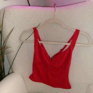 SEXY RED HOT PRINCESS POLLY TANK TOP - US 4 / Small